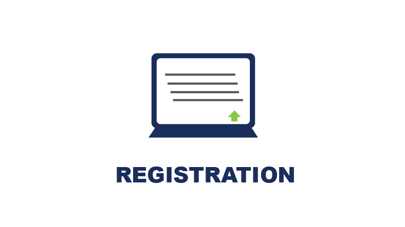 click on to open registration information